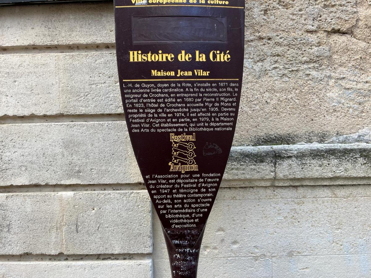 Ferienwohnung La Cachette De L'Horloge - Ac Clim - Wifi - 100M Palais Des Papes Avignon Exterior foto